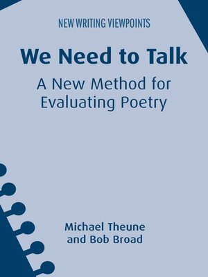 cover image of We Need to Talk